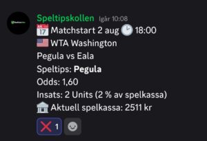 Speltips WTA Washington