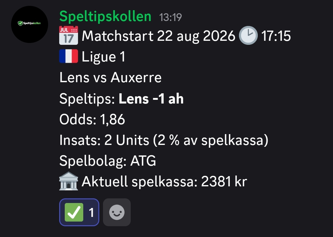 Speltips Lens vs Auxerre