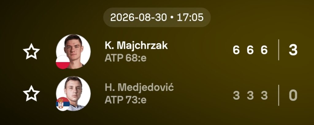 Speltips US Open